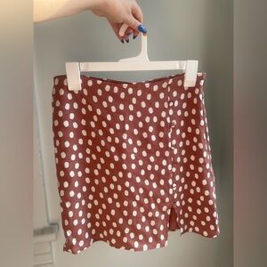 Abercrombie & Fitch polka dot skirt size M